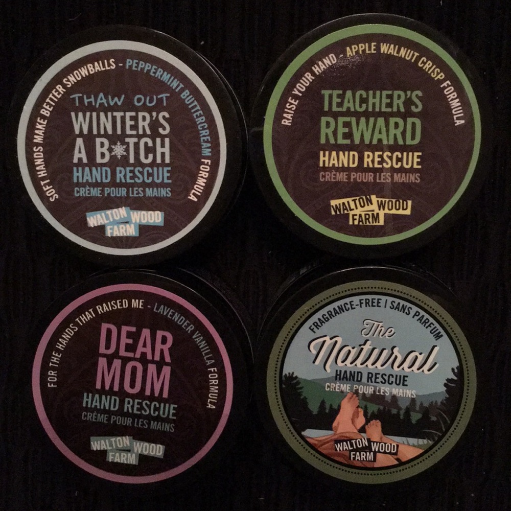 Walton Wood Farm Hand Rescue Creams -NWT